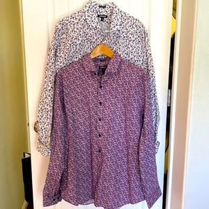 Two Express Dress Shirts